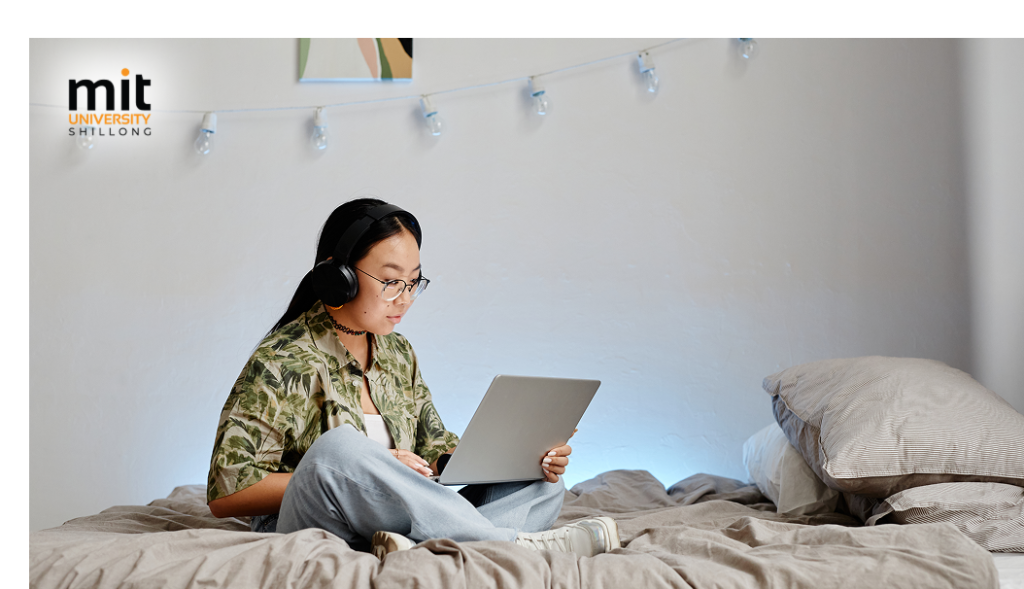 BBA students brainstorming ideas in a hostel common room